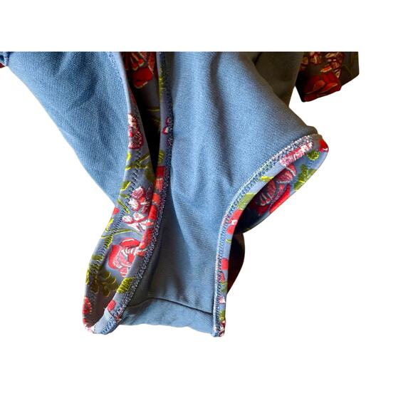 Adore Me Audrie One Piece Swimsuit Floral Print Roses Ruffles Size L - Picture 8 of 9